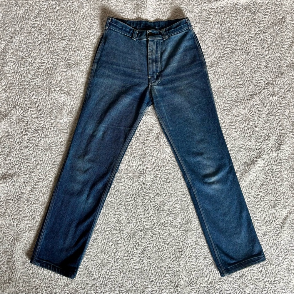 Vintage 80s HOWICK André Michel High Waist Straight Leg Jeans 100% Cotton / 26